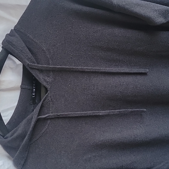 Leimere Cashmere hooded tunic sweater - Picture 3 of 7